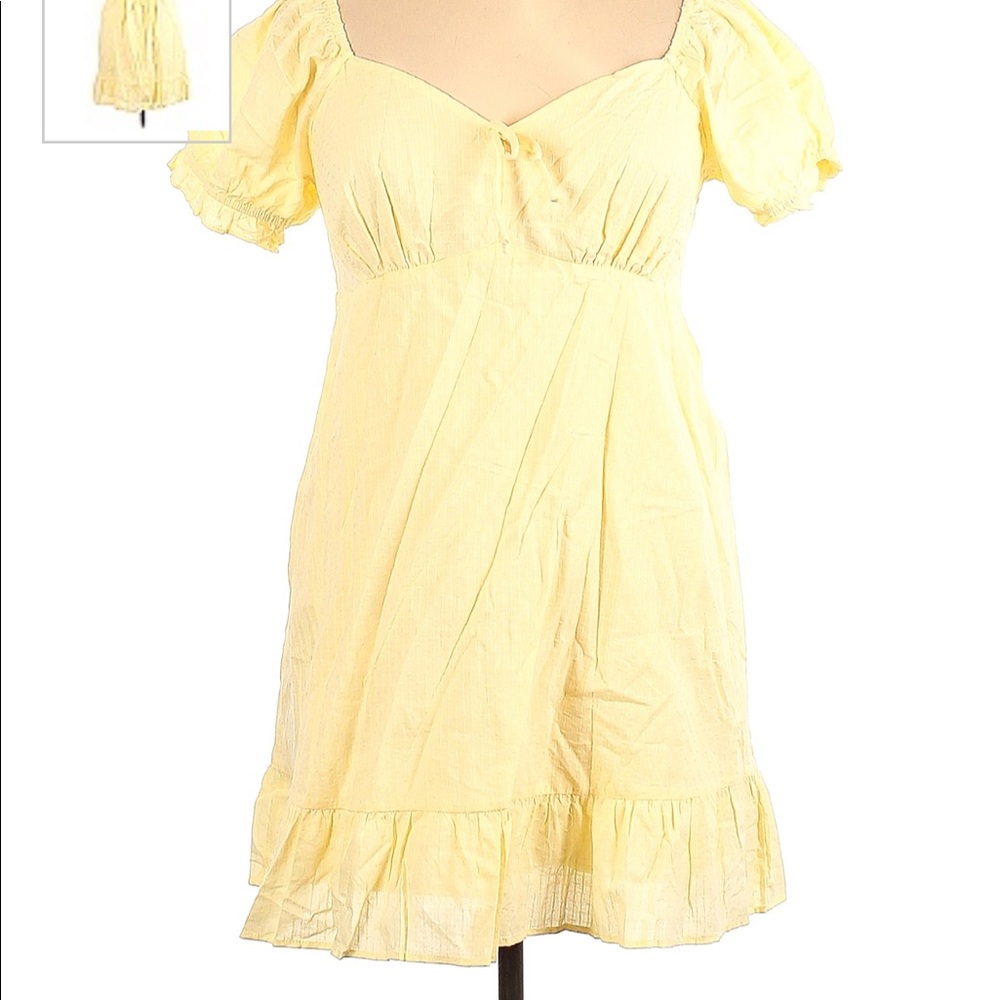 Wild Fable Casual Mini Dress in Yellow